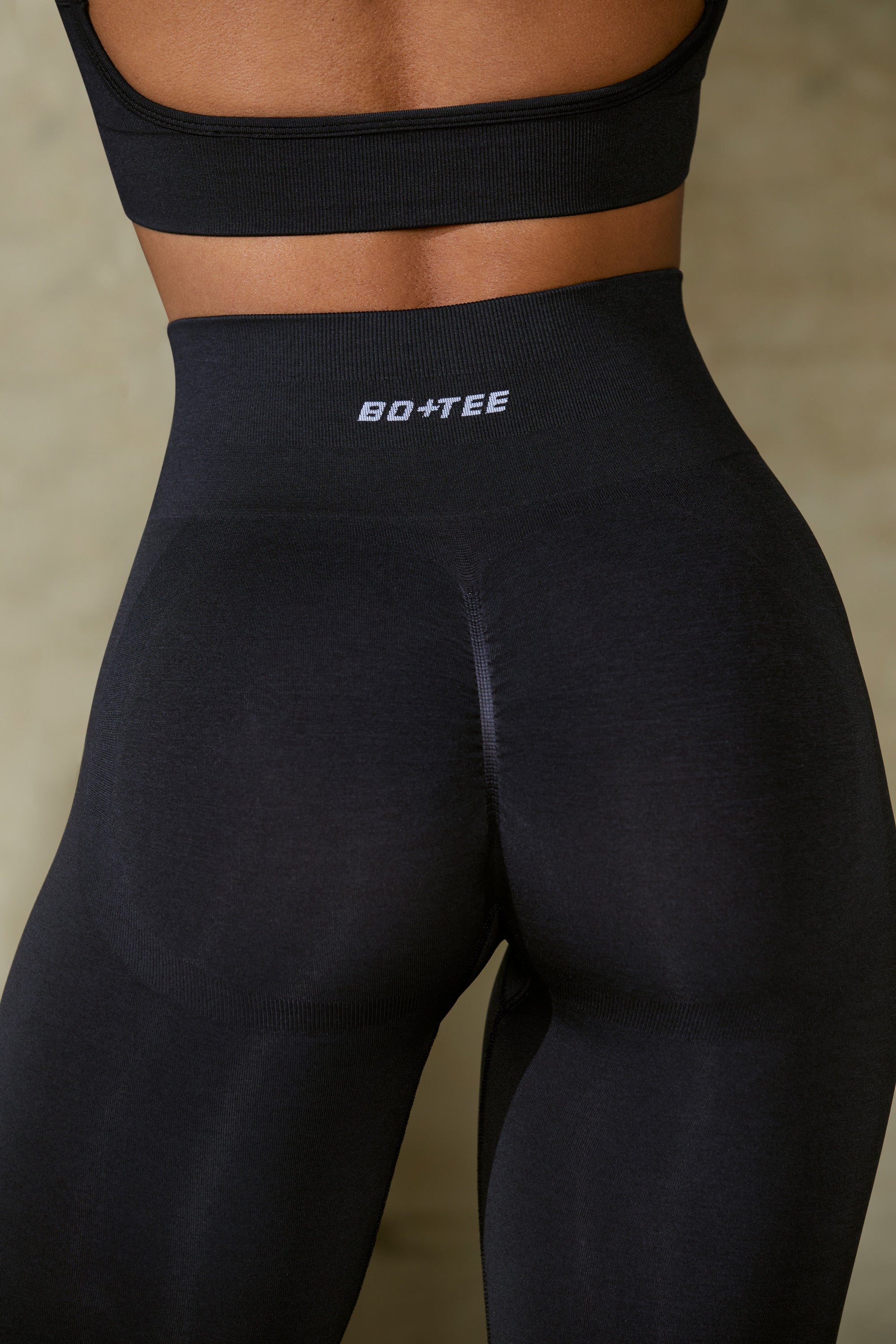 Petite High Waist Define Luxe Leggings in Black