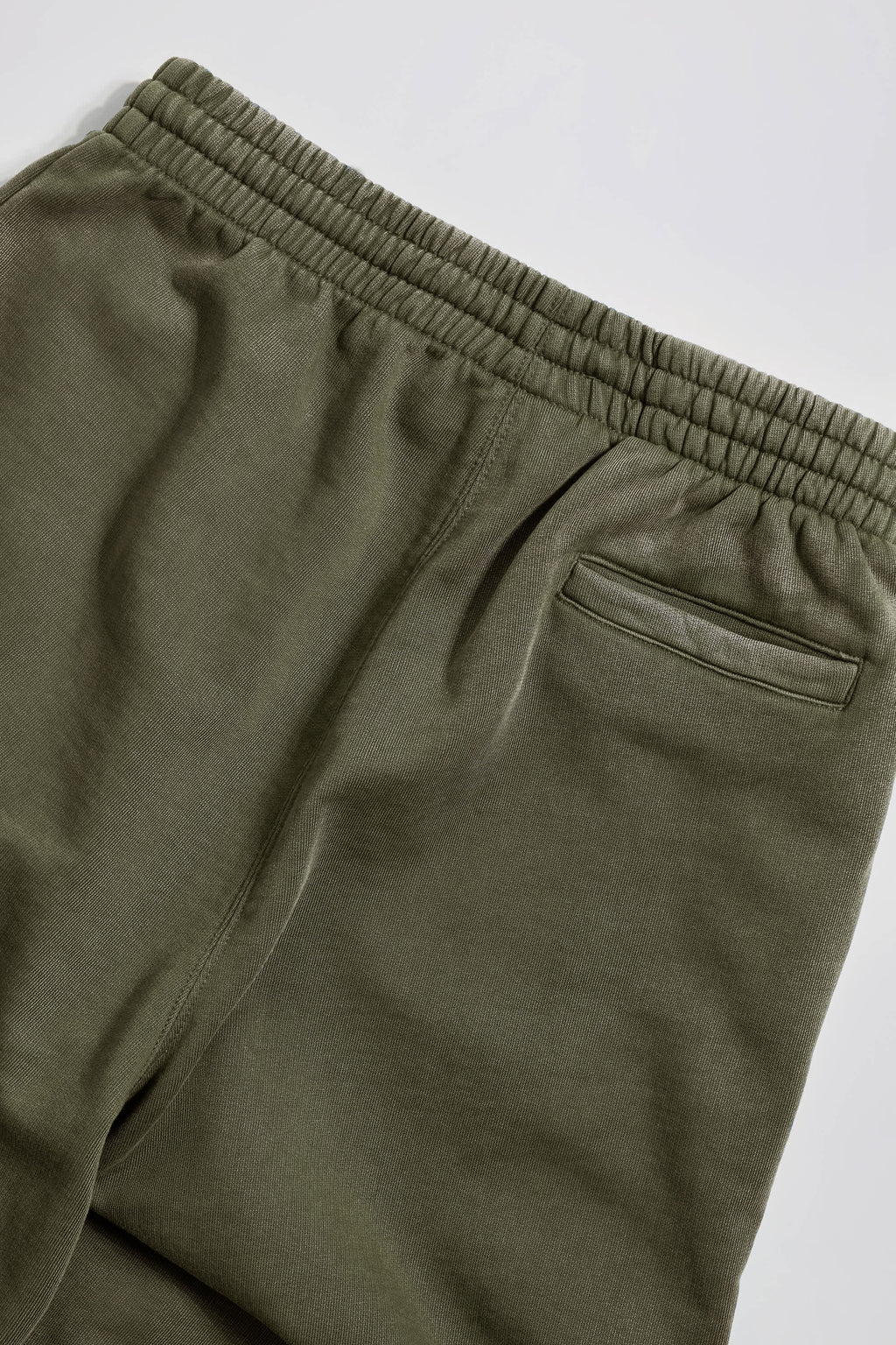 Acid Wash Wide-Leg Joggers in Light Green